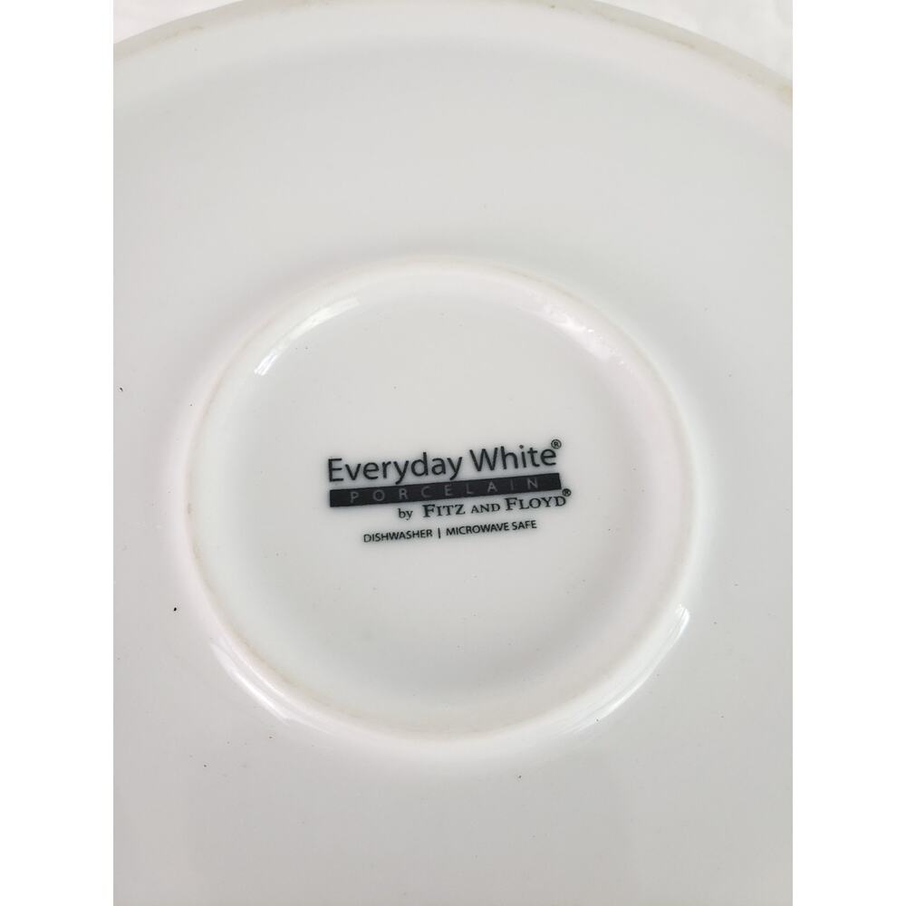 Fitz & Floyd No 2 Canister Everyday White Dry Goods Canister Porcelain & Lid - Picture 9 of 9